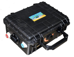 RV Water Filter 21E246443 Black Softener Portable 16000 Grain W Custom Hose