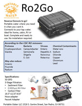 Ro2Go™ 3- Stage Filtration System