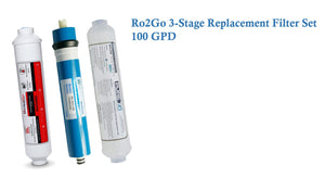 Ro2Go™ 3-Stage Replacement Filter Set- 100 GPD